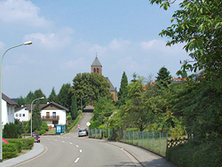 Ortsausgang Münchwies Stadteil der Kreisstadt Neunkirchen Saar / © ruff