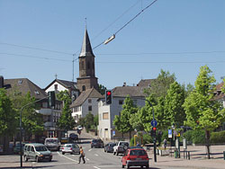 Abbildung Ortskern Wiebelskirchen, Stadtteil der Kreisstadt Neunkichen Saar / © ruff