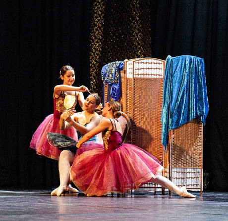 Mädchen in Ballettkleidung