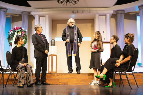 Schauspieler in einem Theaterstück