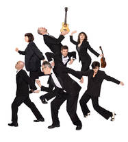 Orchester mit Ukulelen